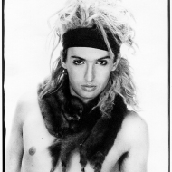 Johnny Dynell photographed by Loren Haynes for the “Rhythm Of Love” record cover, 1986